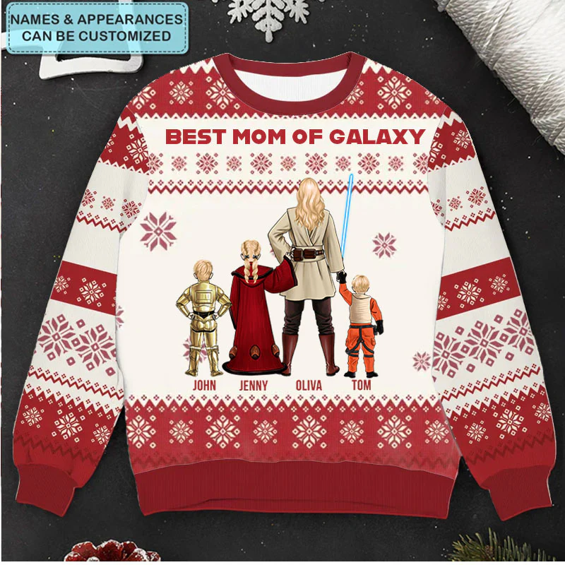 Christmas Stwa Family Costumes - Personalized Custom Ugly Sweatshirt - Christmas Gift For Family, Family Members - CL08 PT