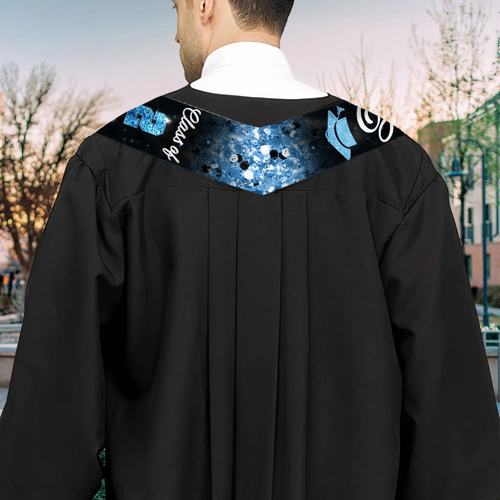 Class of 2025 Custom Flag - Personalized Graduation Stoles - Graduation Gift, Senior Gift | Custom Photo NH96 - Image 4