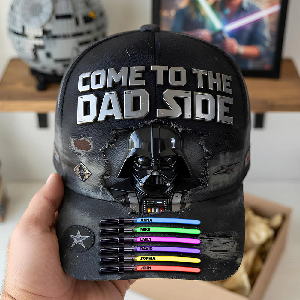 Come To The Dad Side - Personalized Classic Cap - Gifts For Father's Day, Fan Movies