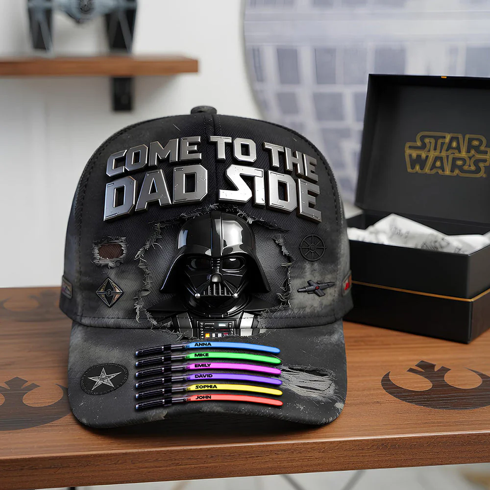 Come To The Dad Side - Personalized Classic Cap - Gifts For Father's Day, Fan Movies - Image 3