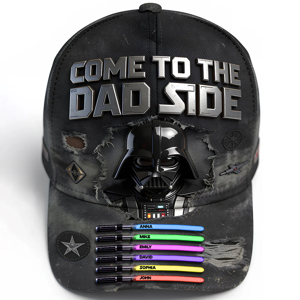 Come To The Dad Side - Personalized Classic Cap - Gifts For Father's Day, Fan Movies - Image 4
