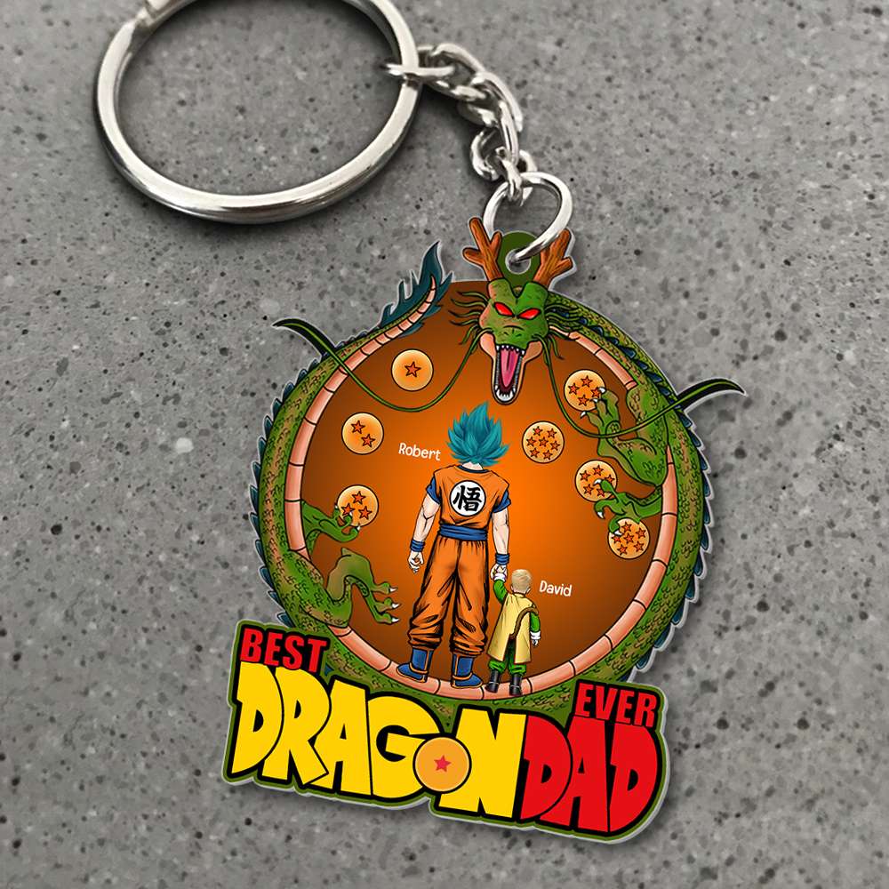 Cool DrBa Daddy - Personalized Acrylic Keychain - Gift For Dad, Fathers Day - CL03 NA94 - Image 3