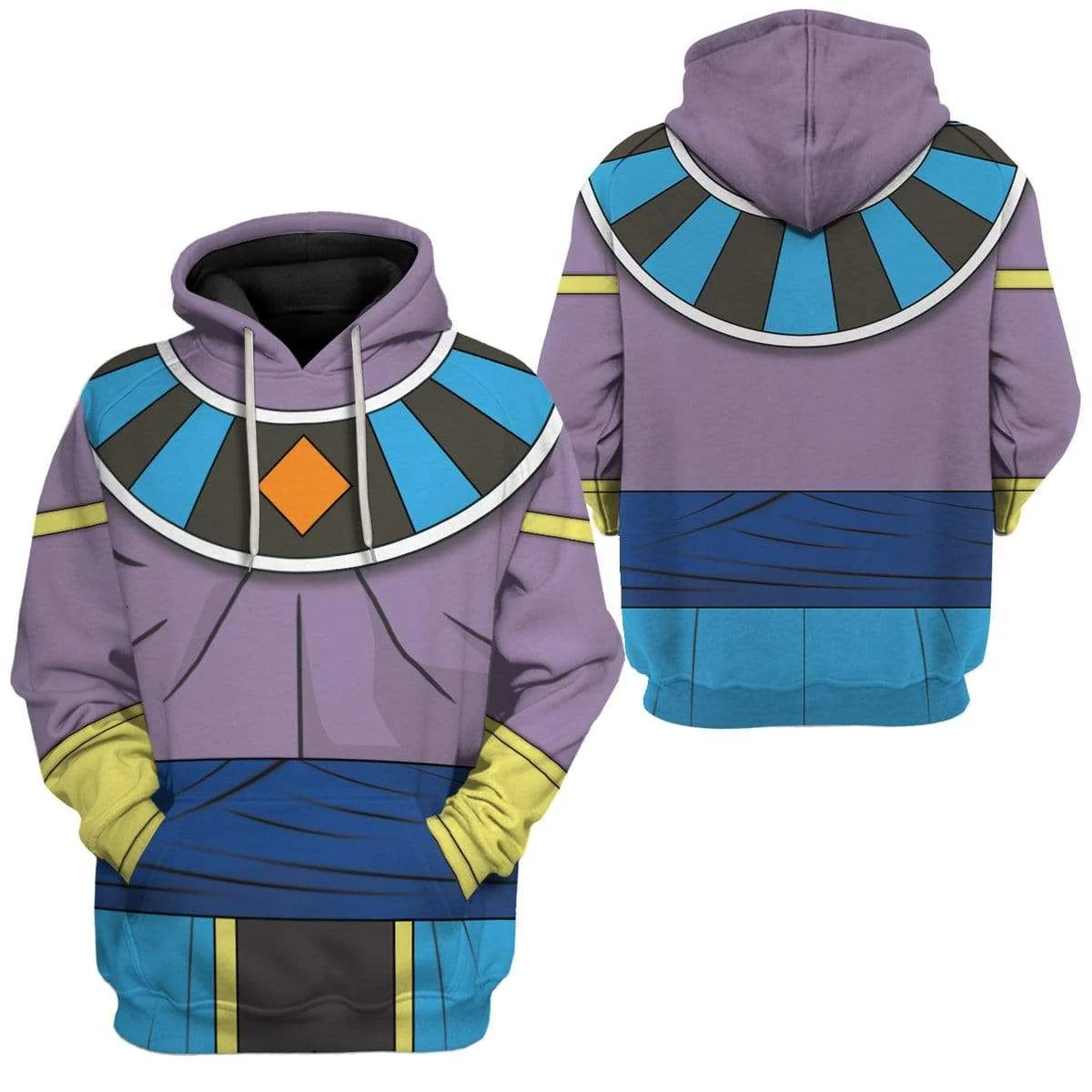 Beerus God Of Destruction DrBa Costume Cosplay Hoodie - Image 2