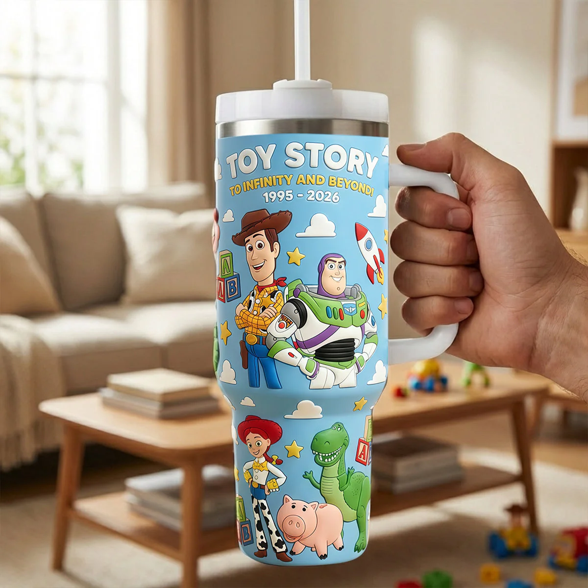 Cowboy Story To Infinity And Beyond - Personalized Tumbler - Gift For Fan Movies, Anniversary HH01 - Image 2