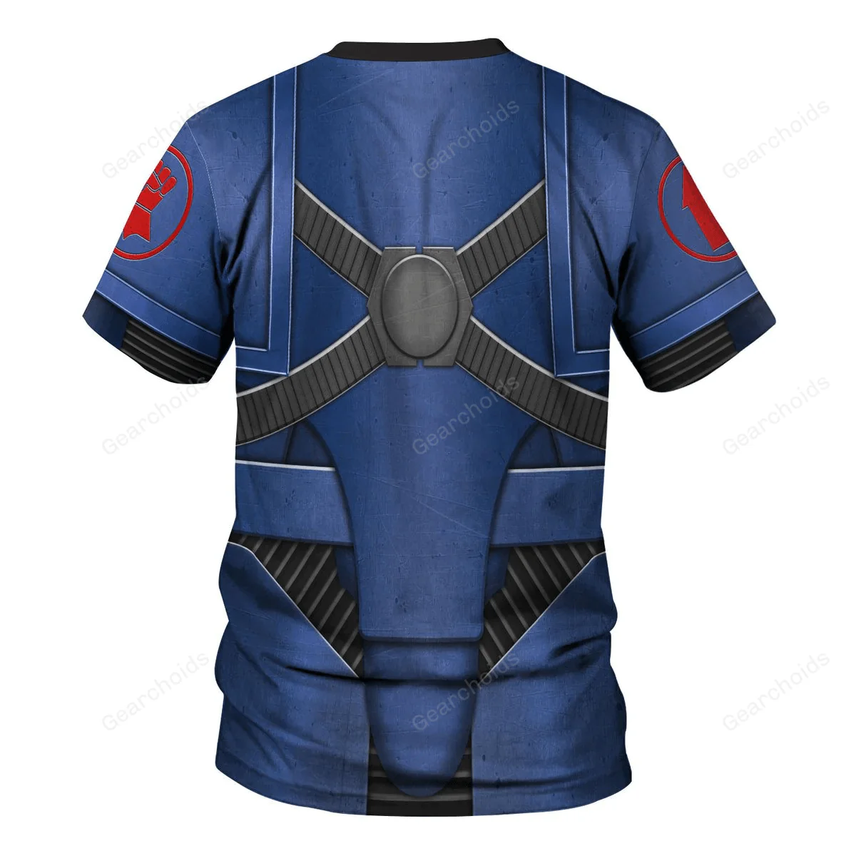 Crimson Fists Mark IV Maximus Power Armor - Costume Cosplay T-shirt CSWRH179 - Image 2