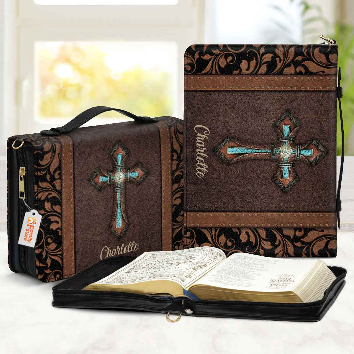 Cross - Awesome Personalized Bible Covers - AT4081451 - Image 2