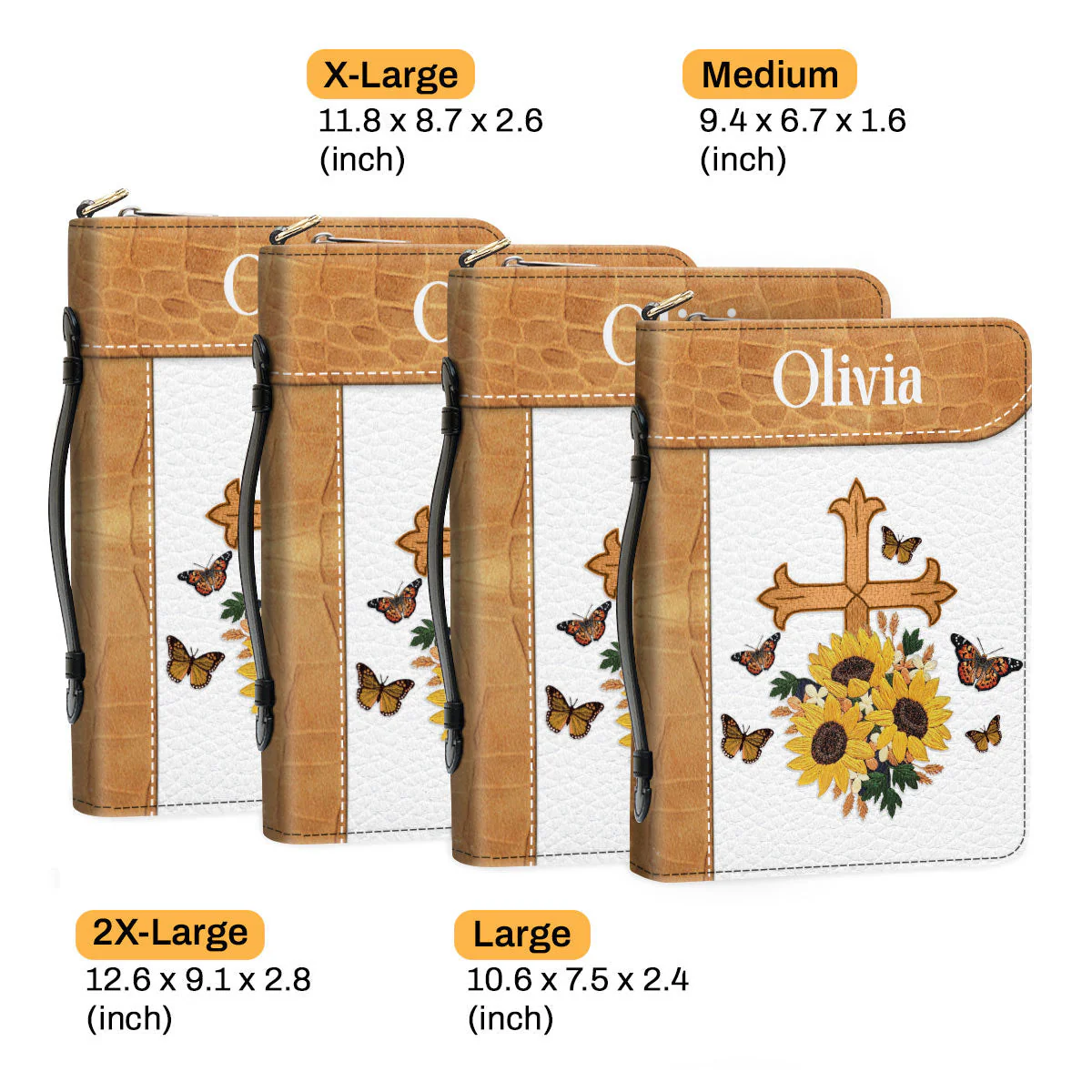 Cross This Is The Day That The Lord Has Made - Beautiful Personalized Bible Covers - AT4081406 - Image 6