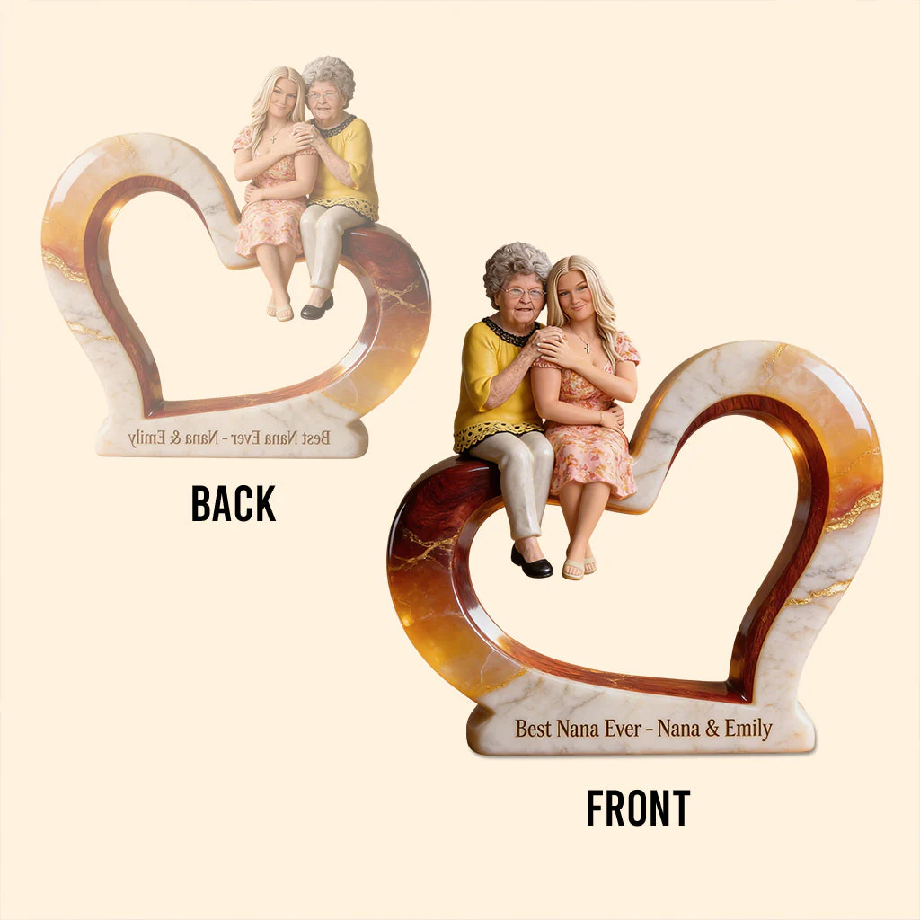Custom Any Photo Perfect For Mom, Grandma - Personalized Mother Custom Shaped Acrylic Plaque - Gift For Her - Image 5