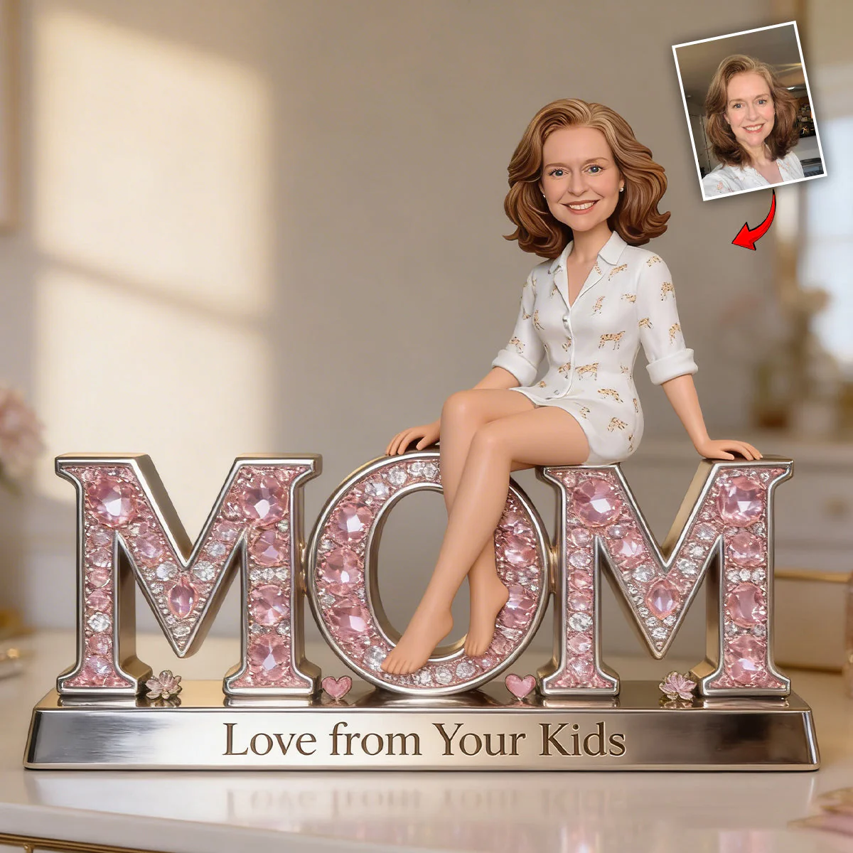 Custom Any Photo - Personalized Mother Custom Shaped Acrylic Plaque - Best Gift For Mom, Grandma
