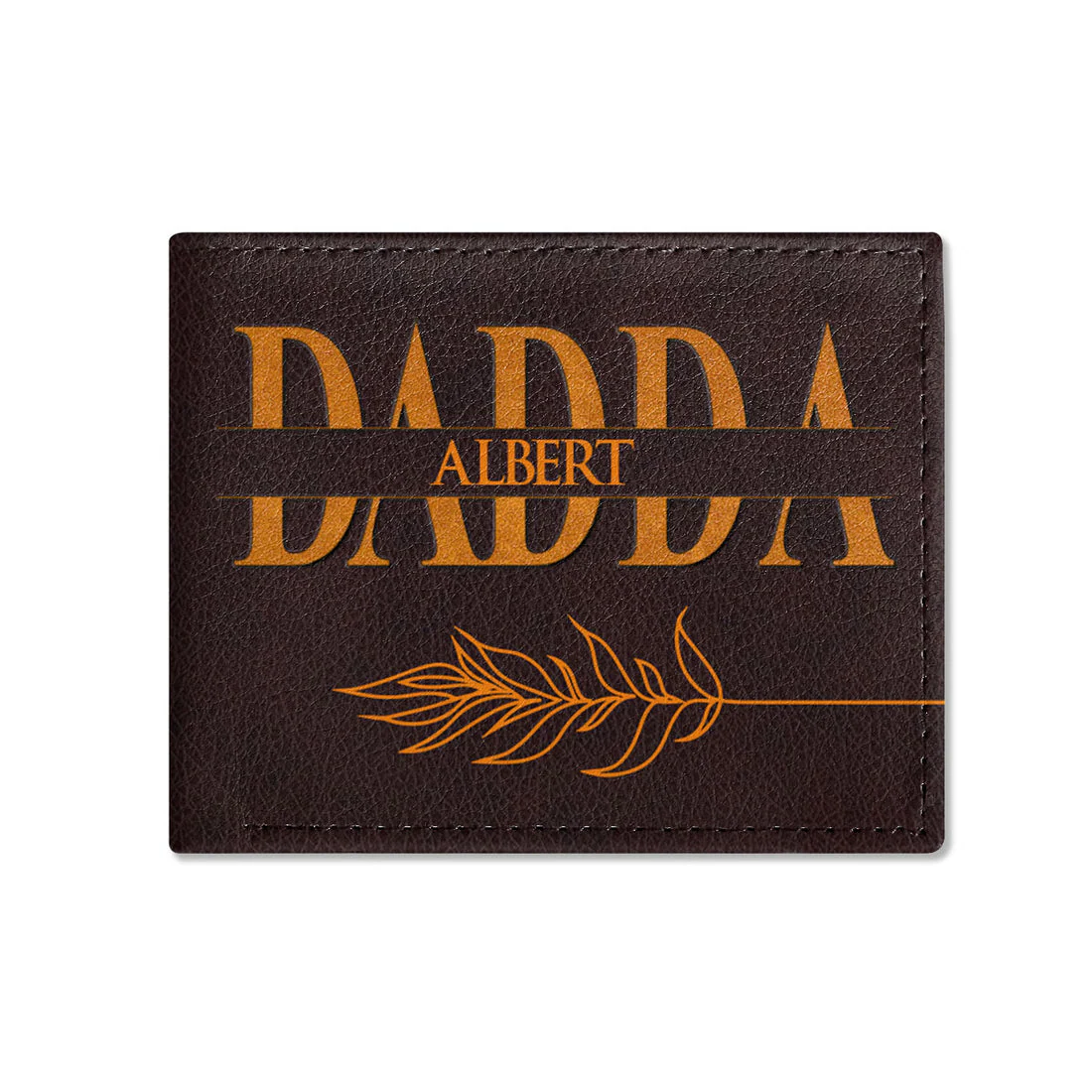 Custom Daddy Wallet with Kids’ Names - Personalized Folded Wallet For Men - Image 2