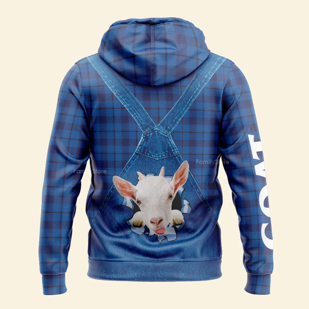 Just A Girl Who Loves Goats All Over Print Hoodie For Men And Women - Image 4