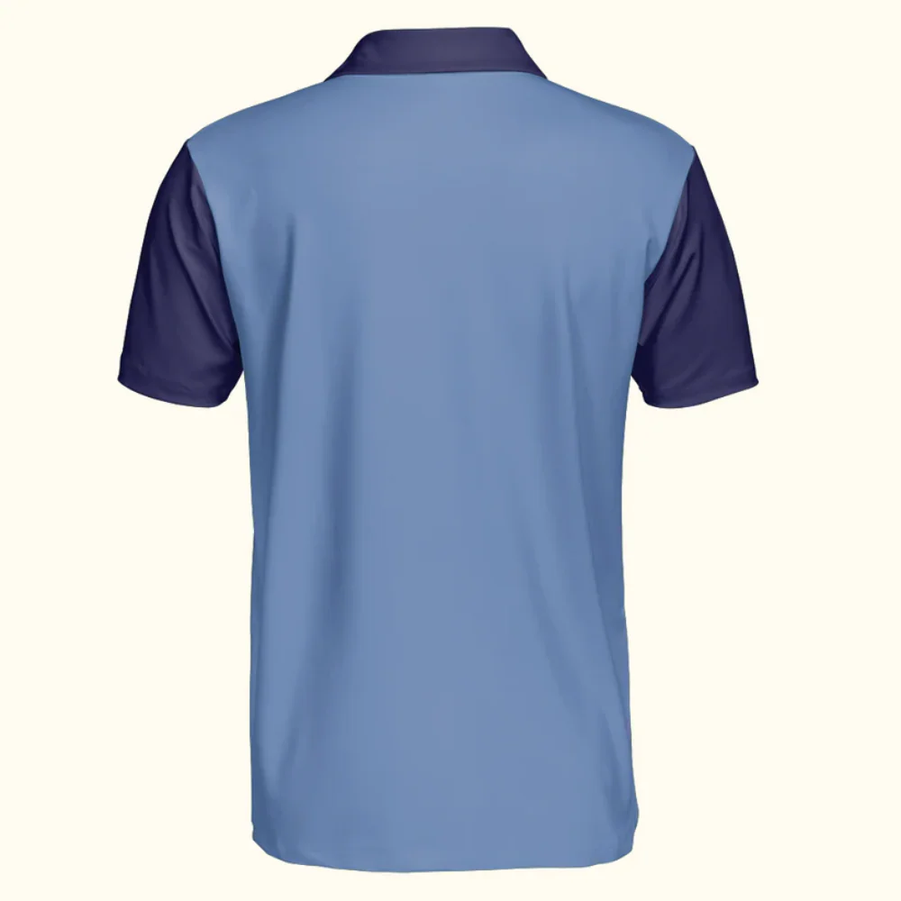 Custom Name Argyle Vintage Pattern - Gift For Father, Grandfather - Men Polo - Image 3