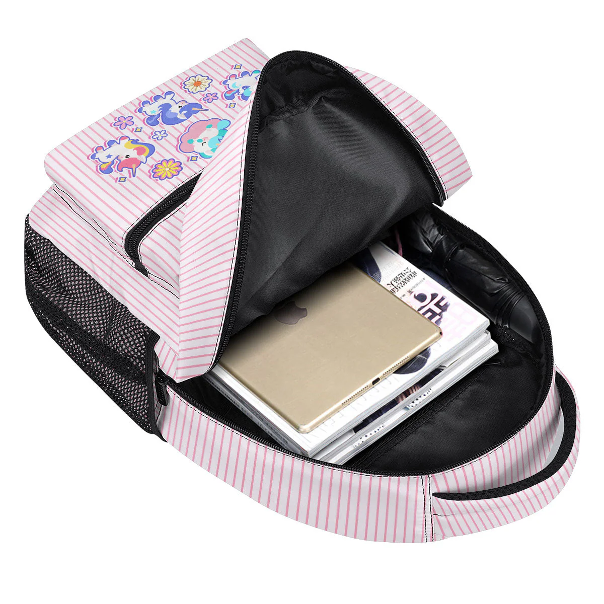 Custom Name With Cute Letter - Personalized Backpack - Gift For Kids TD118 - Image 7