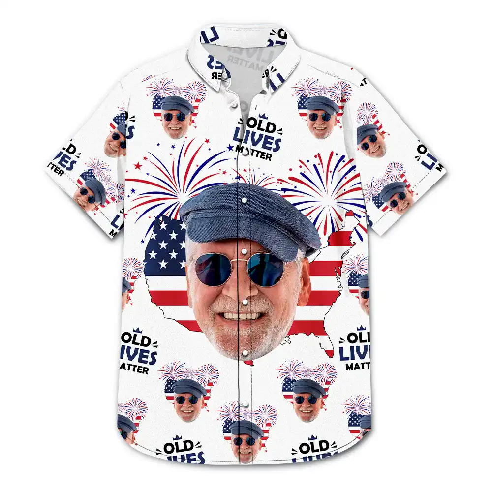 Custom Photo Beach Summer Tropical Fun Face Vacation Vibe - Personalized Hawaiian Shirt - Image 2