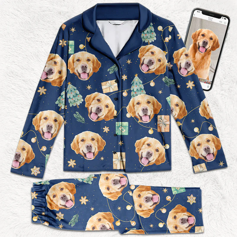Custom Photo Furst Christmas Together - Gift For Pet Lovers - Personalized Pajama NA94 - Image 2