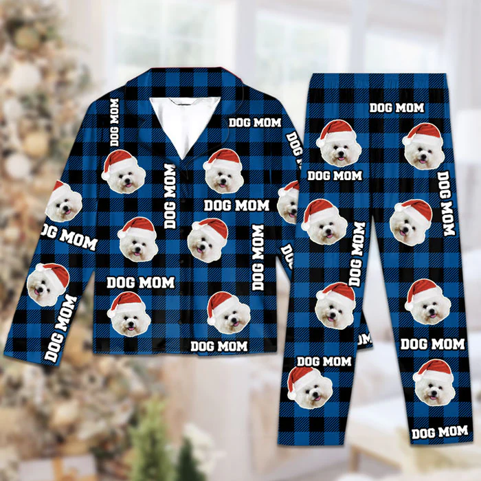 Custom Photo Happy Pawlidays, My Beloved Fur Baby - Gift For Dog  Lovers - Personalized Pajama NA94 - Image 2