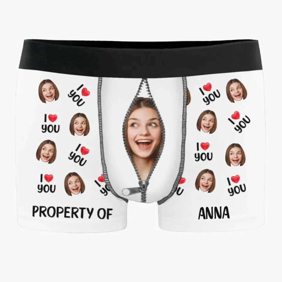 Custom Photo I Love You Always - Couple Personalized Custom Boxer Briefs, Men's Boxers - Gift For Husband Wife, Anniversary - Image 5