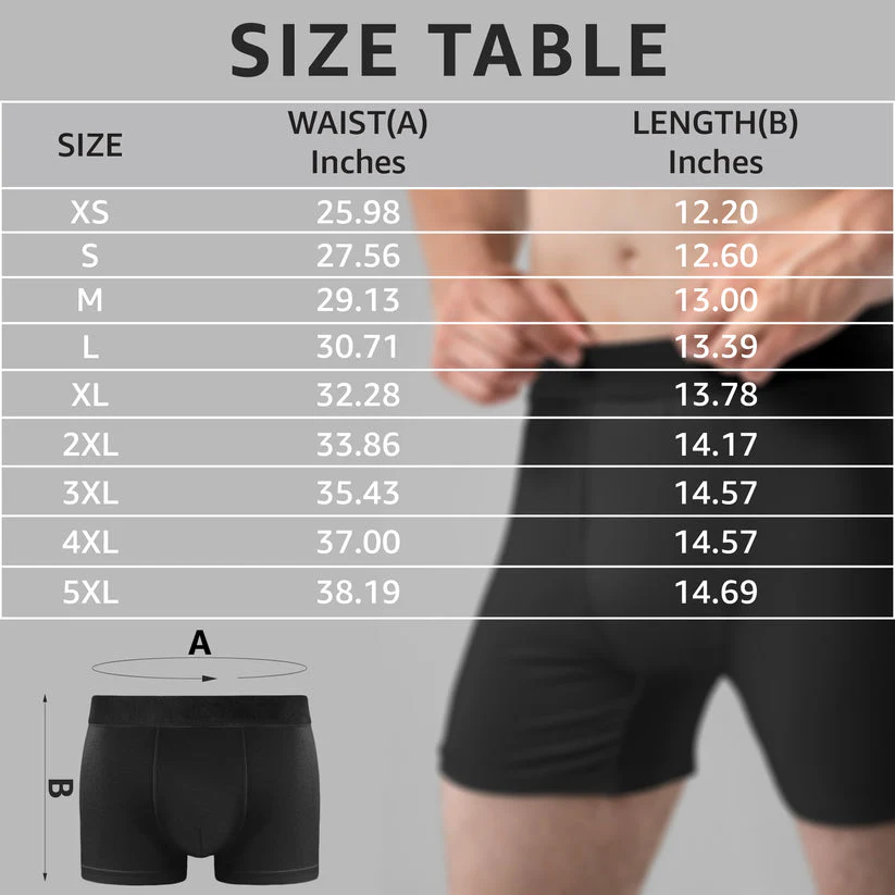 Custom Photo I Sucked It - Gift For Boyfriend, Husband, Anniversary - Funny Personalized Custom Boxer Briefs, Men's Boxers - Image 5