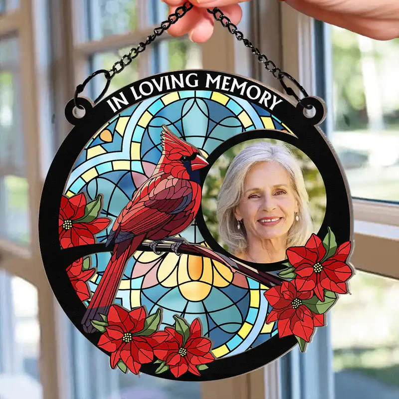 Custom Photo I'm Always With You - Personalized Window Hanging Suncatcher Ornament - Gift For Memorial, Family HH01 - Image 2