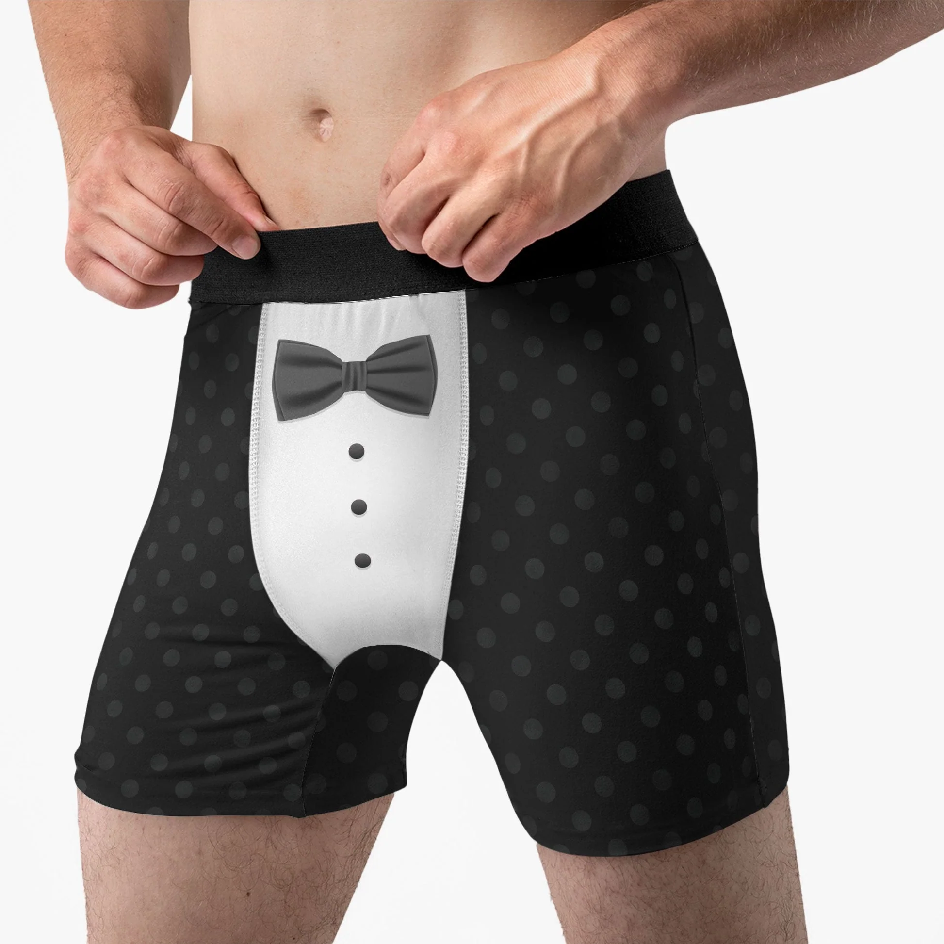 Custom Photo Property Of The Bride - Gift For Boyfriend, Husband, Anniversary - Funny Personalized Custom Boxer Briefs, Men's Boxers NH96 - Image 3