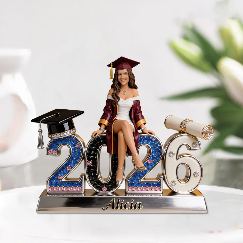 Custom Photo Proud Class of 2026 - Personalized Acrylic Plaque - Gift For Graduates - Image 3
