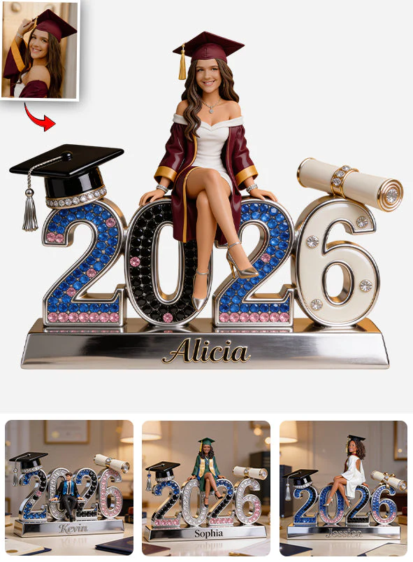 Custom Photo Proud Class of 2026 - Personalized Acrylic Plaque - Gift For Graduates - Image 4