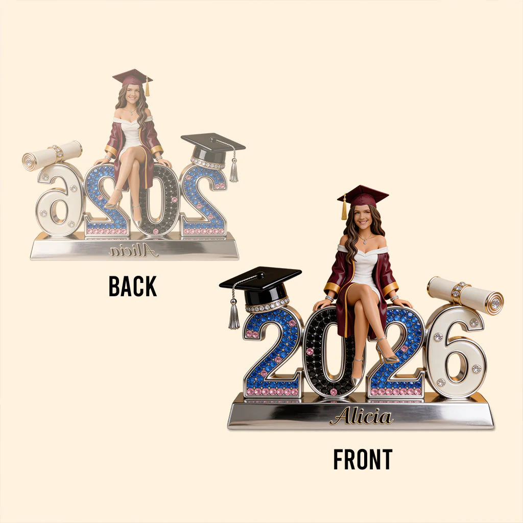 Custom Photo Proud Class of 2026 - Personalized Acrylic Plaque - Gift For Graduates - Image 5