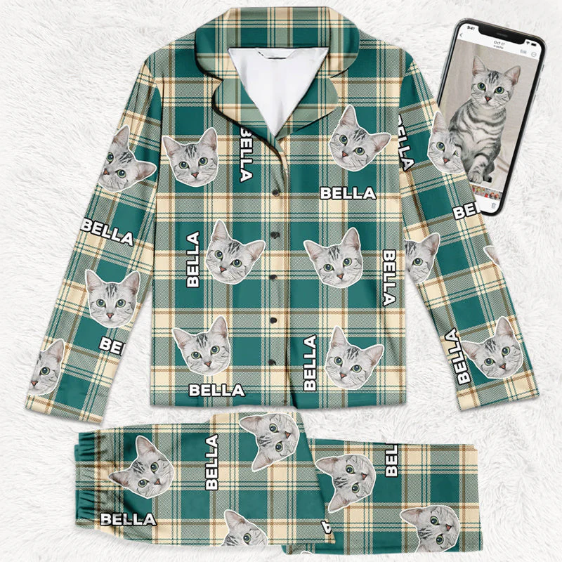 Custom Photo Sending You Pugs And Kisses - Gift For Pet Lovers - Personalized Pajama NA94 - Image 3