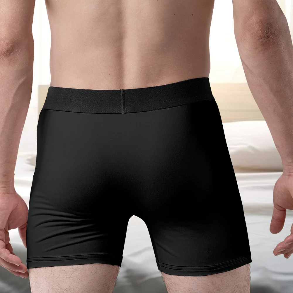 Custom Photo These Nuts Are Mine - Gift For Boyfriend, Husband, Anniversary - Funny Personalized Custom Boxer Briefs, Men's Boxers - Image 4