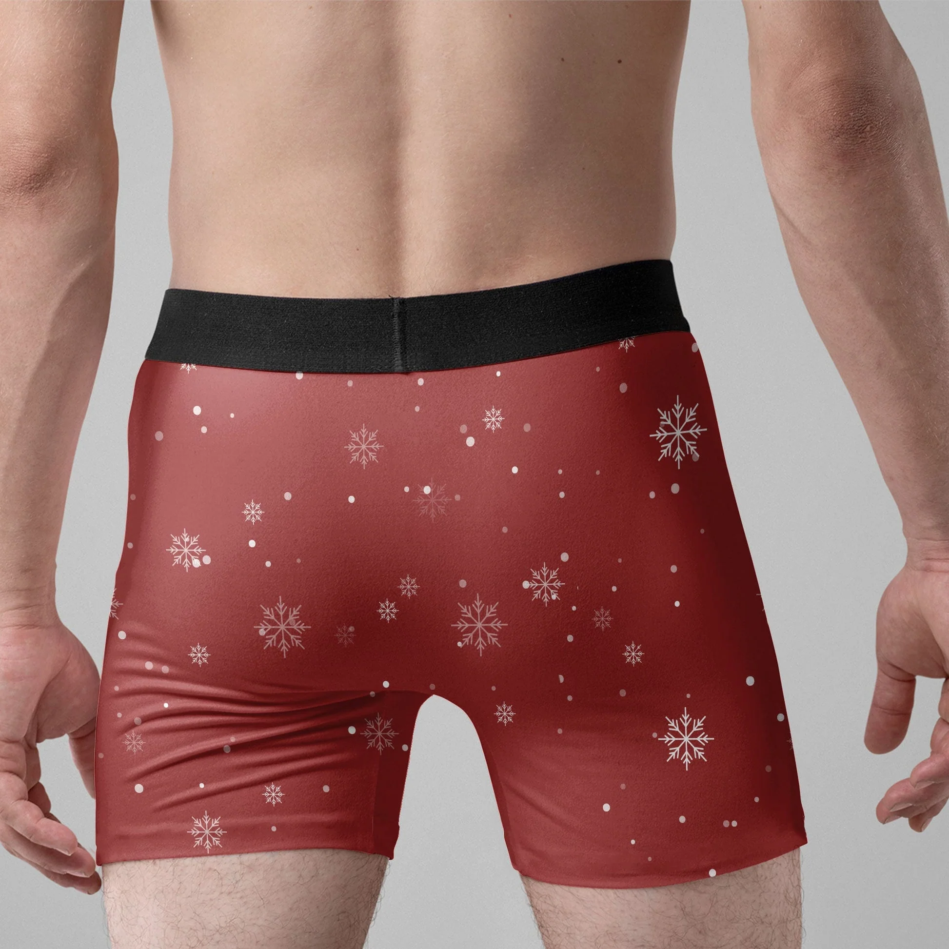 Custom Photo You Make Me Horny - Gift For Boyfriend, Husband, Anniversary - Funny Personalized Custom Boxer Briefs, Men's Boxers - Image 3