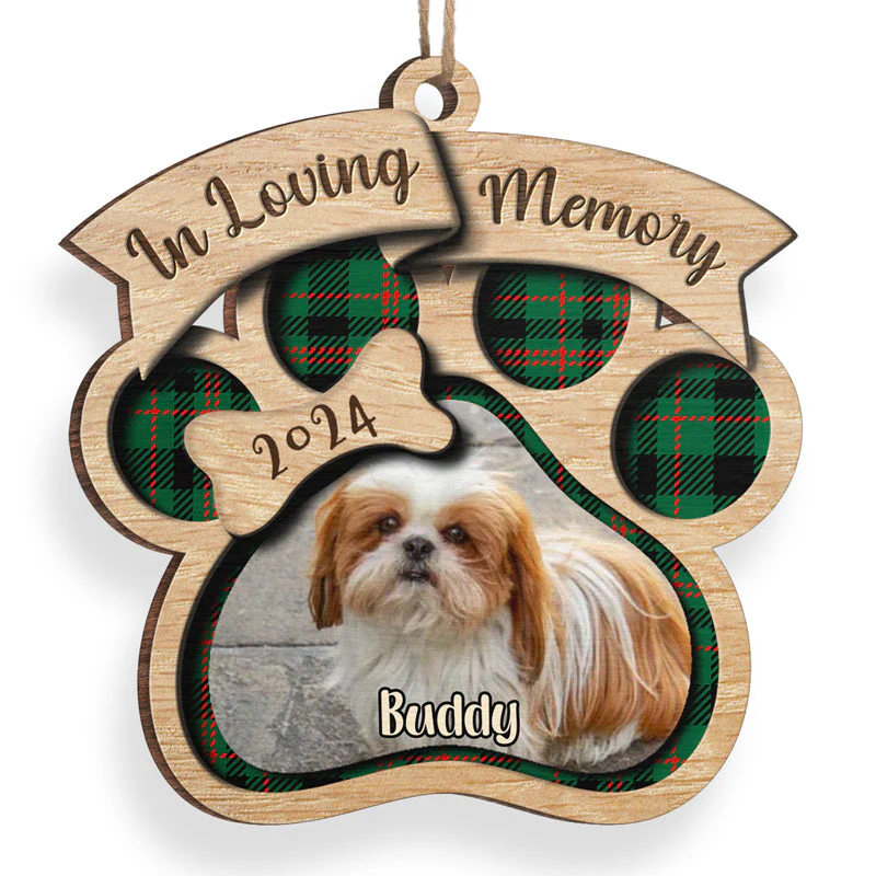 Custom Photo You Will Always In My Heart - Personalized Wood Ornament - Memorial Gift, Sympathy Gift, Gift For Pet Lovers, Christmas Gift NH96 - Image 2
