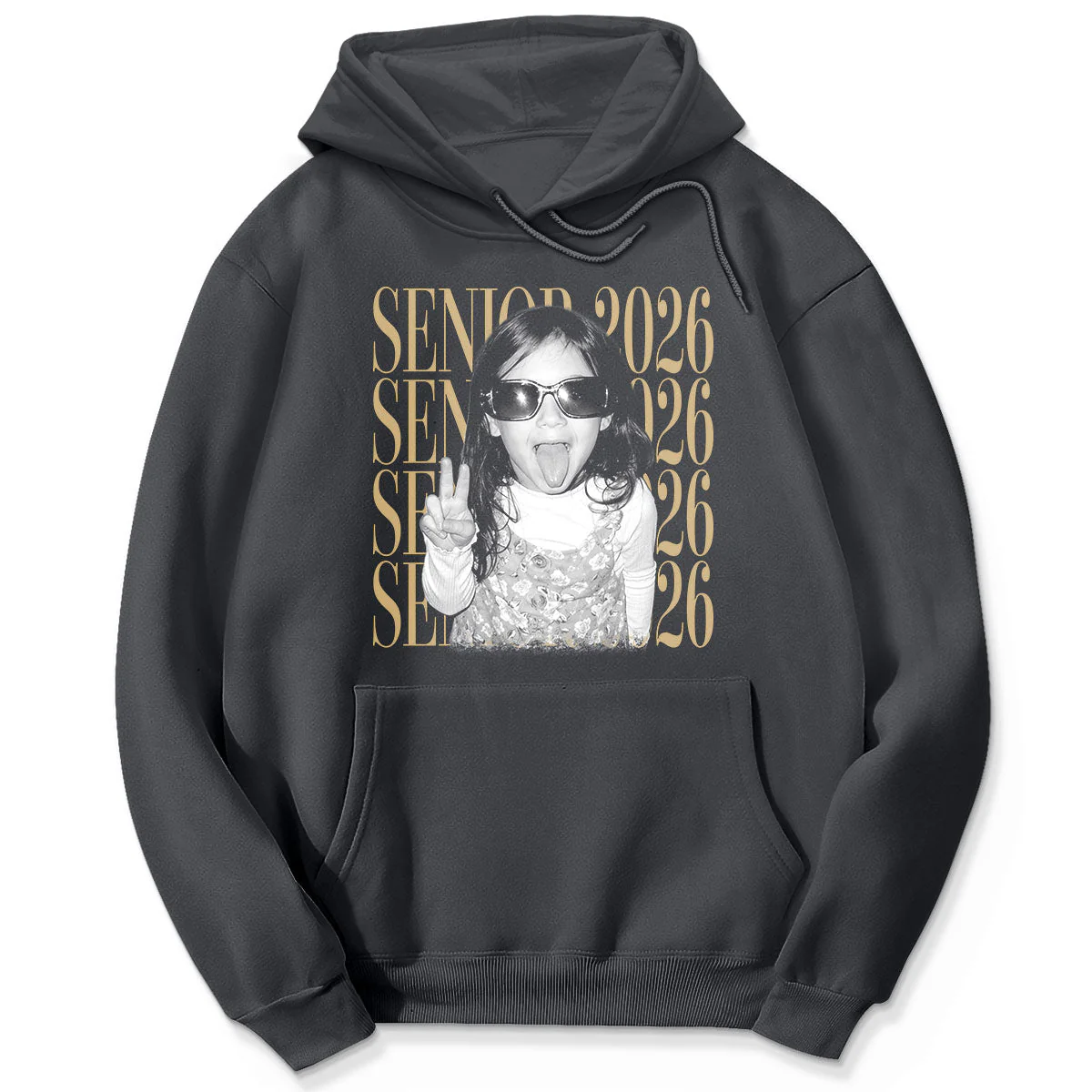 Custom Retro Vintage Photo And Year Senior - Personalized Shirt - Gift For Dad, Family Of Graduate - Image 6