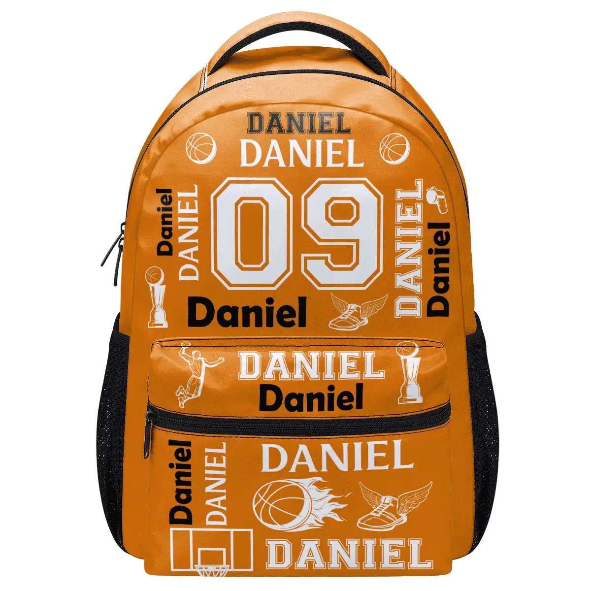 Custom Sports School Bag With Name - Personalized Backpack - Gift For Kids TD118