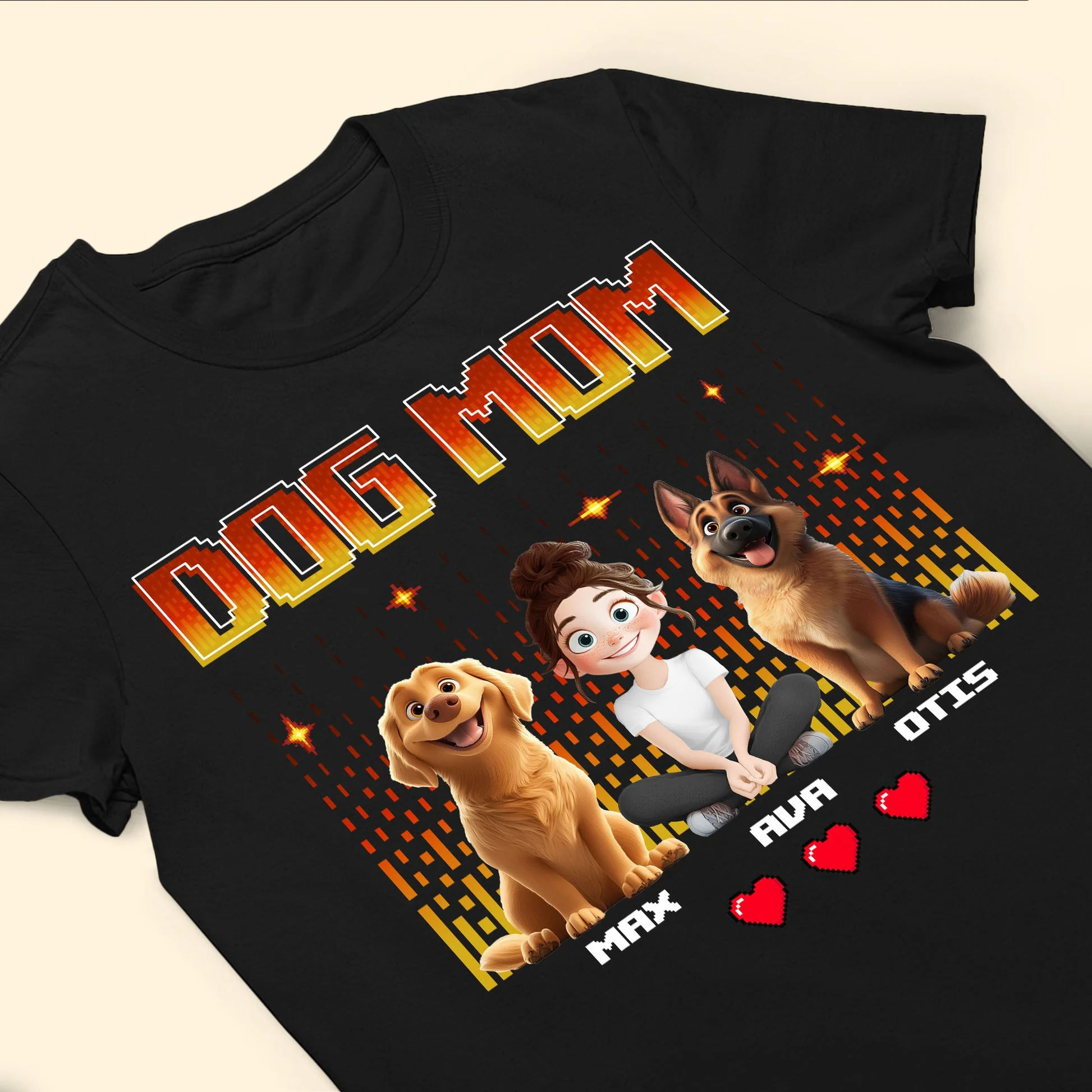 Cute Dog Mom Cartoon Dog - Personalized Shirt - Gift for Pet Owners, Pet Lovers, Dog Mom | CLP15 NH96 - Image 4