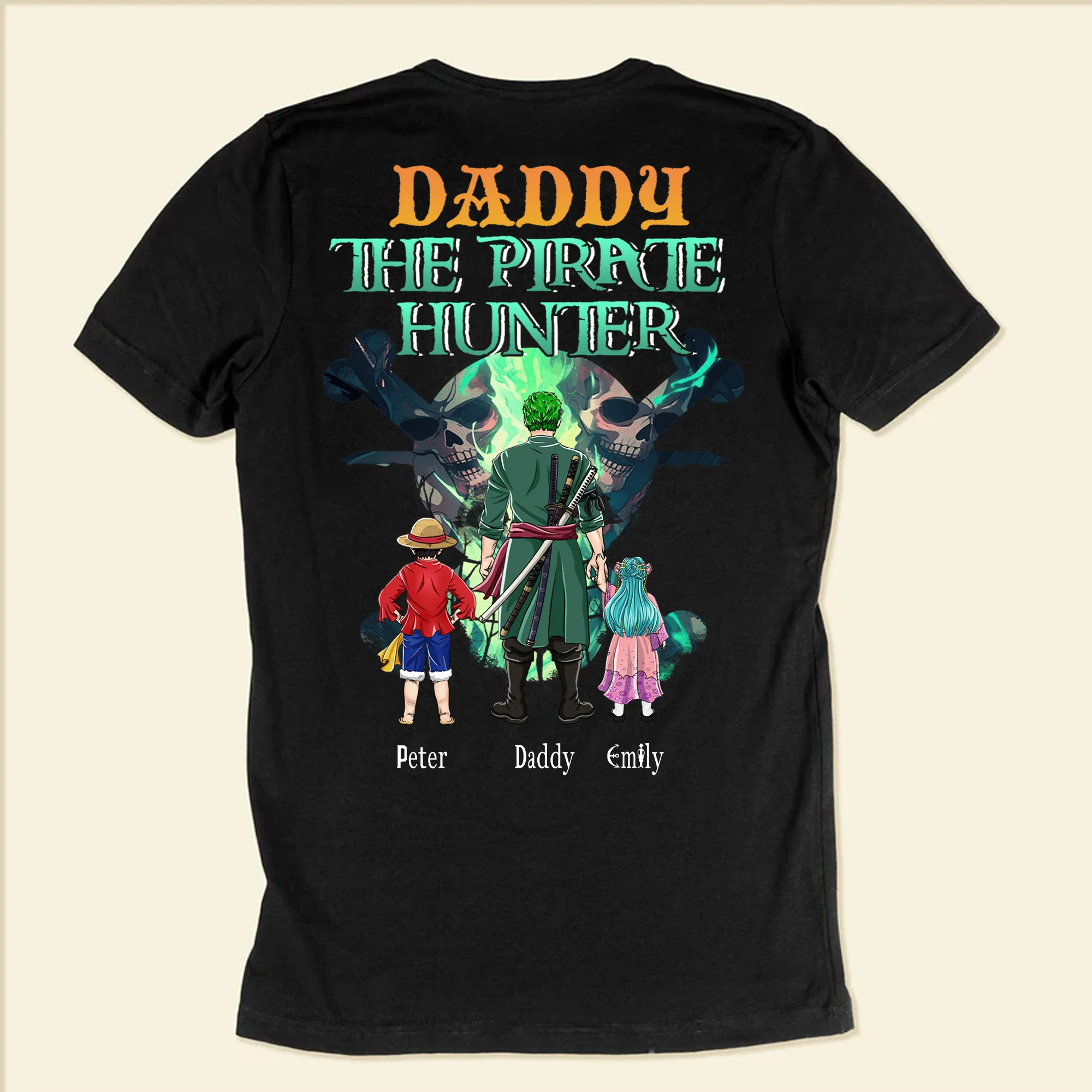 OnPi Pirate Adventure Dad The Pirate Hunter - Gift For Father's Day - Personalized Shirt 2 Side - Image 5