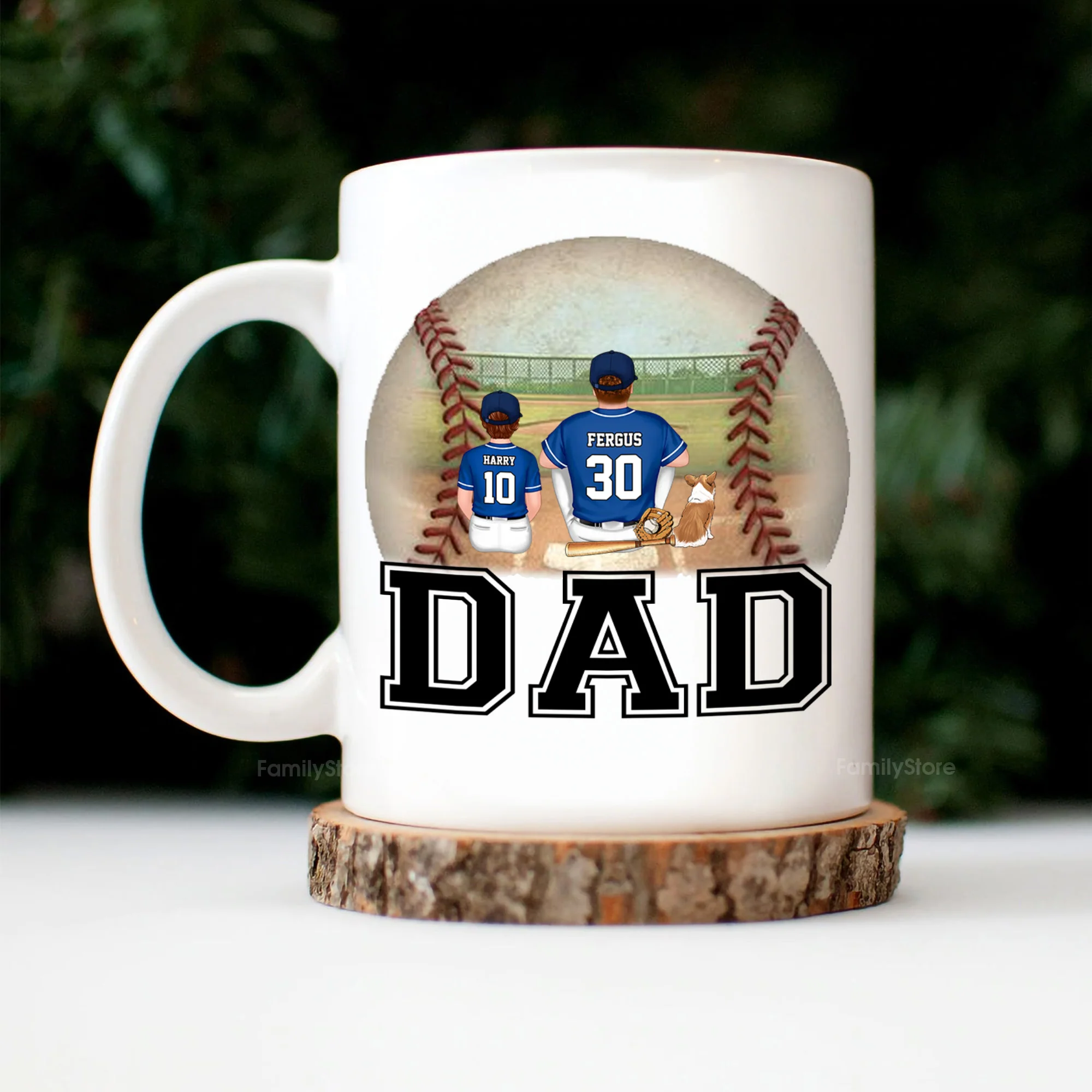 Daddy Thank You For Being My Super Hero - Gift For Dad, Son - Personalized Mug - SPCL01 NA94 - Image 3