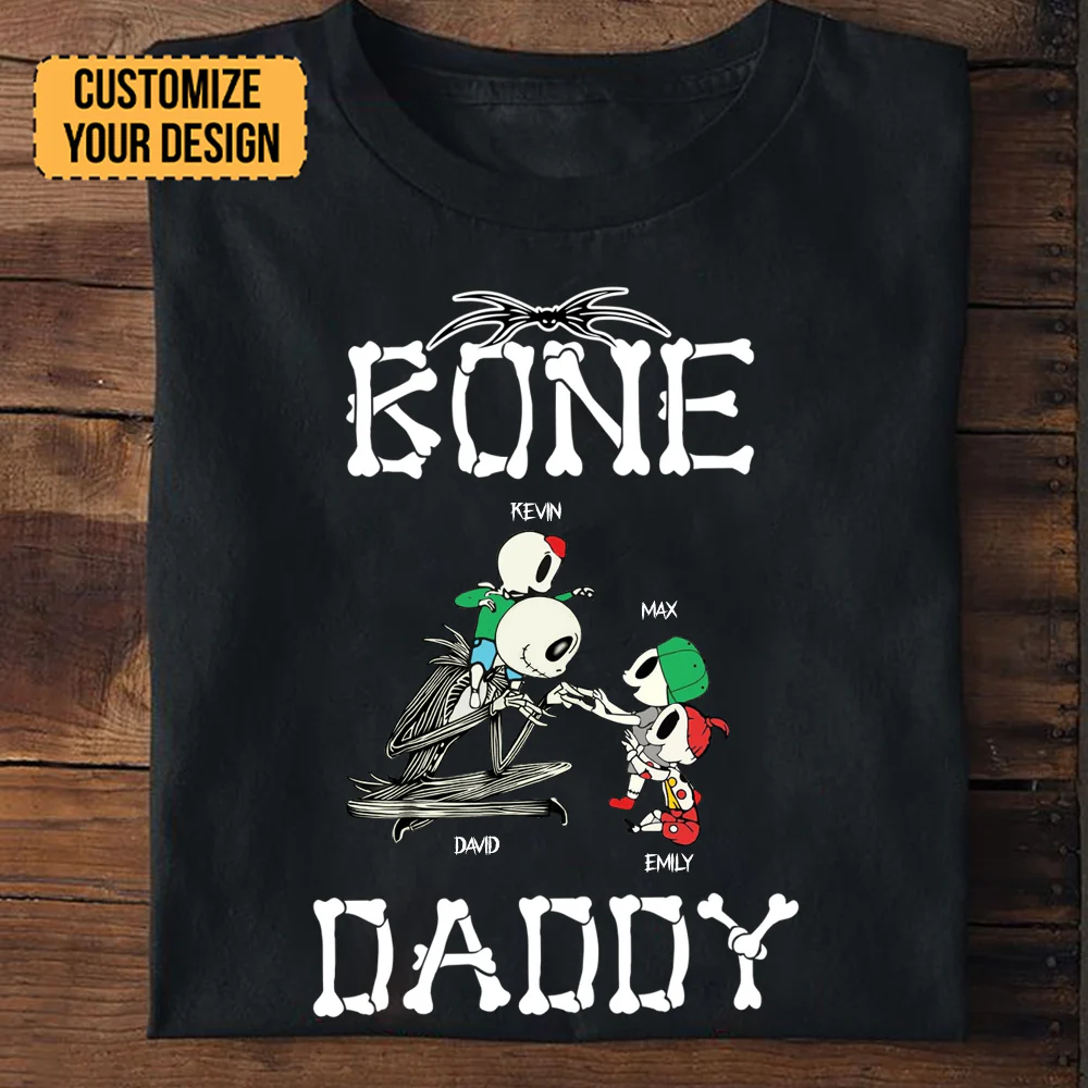 Daddy's Little Nightmare - Gift For Dad And Kids - Personalized Tshirt - CL14 NA94 - Image 2
