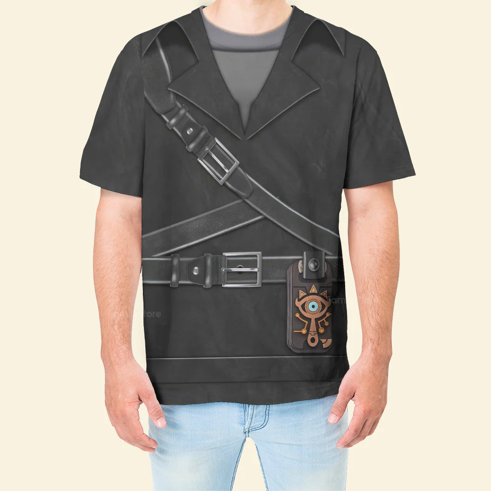 Dark Link Attire Cosplay T-Shirt ZDHS03 - Image 3