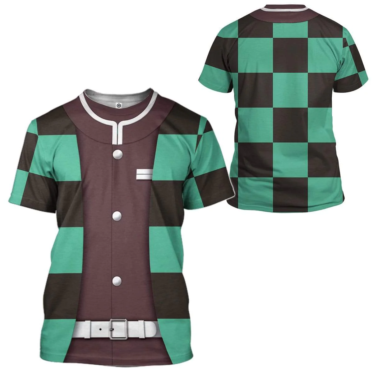 Demon Slayer Tanjiro T-Shirt 3D For Men & Women - Image 2