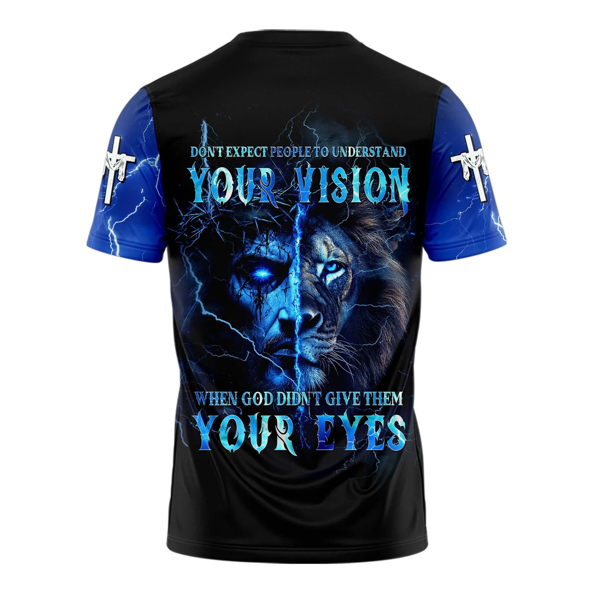 Don't Expect People To Understand Your Vision Lion 3D TShirt - Image 2