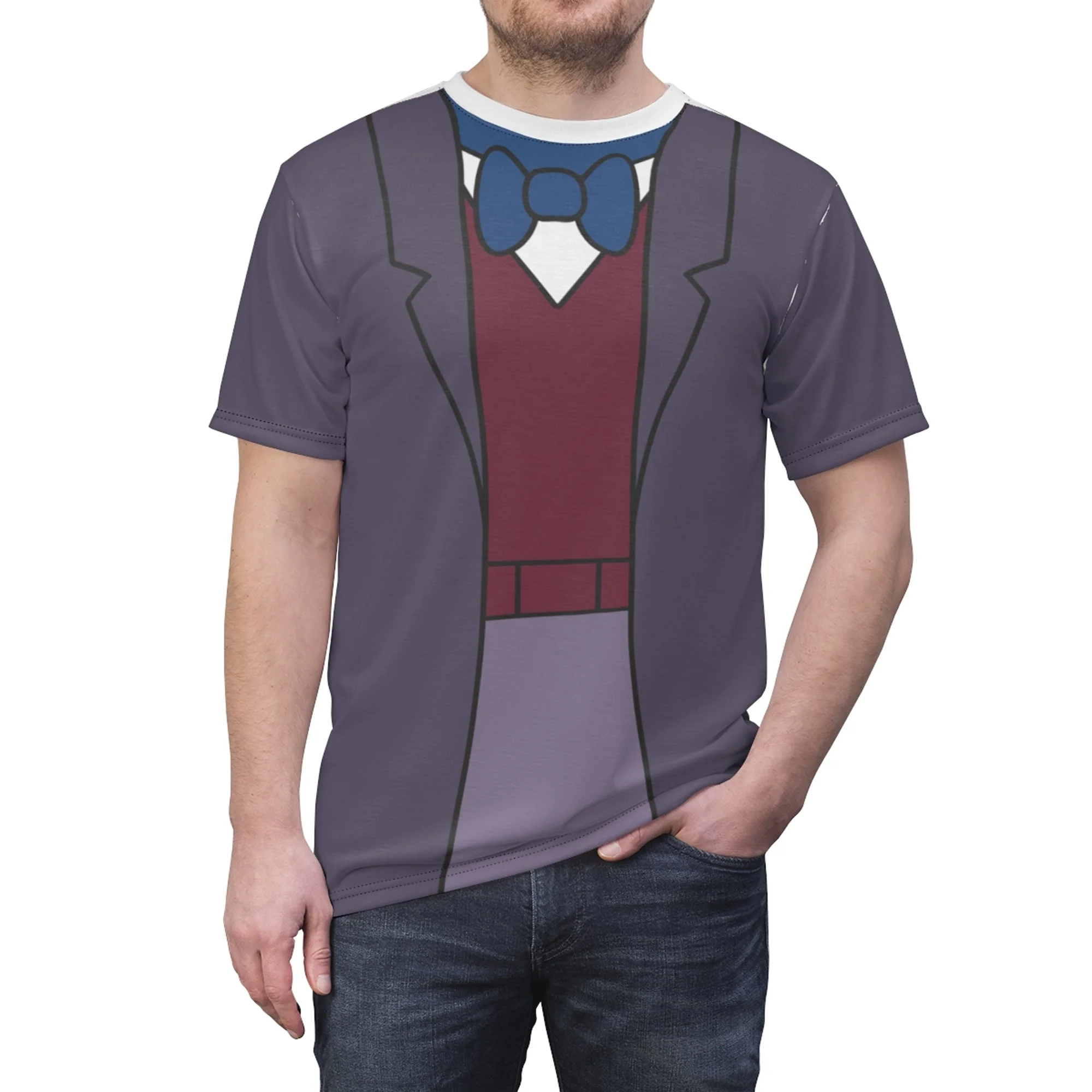 Dr. David Q. Dawson Great Mouse Detective Costume T-Shirt For Men