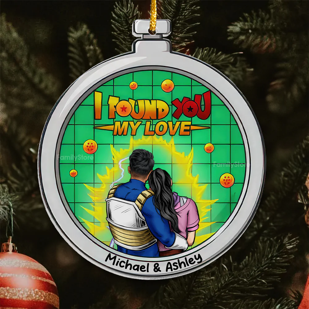 DrBa Couple Finally I Found My Love - Personalized Acrylic Ornament - Gift For Couple - CL18 NA94 - Image 3