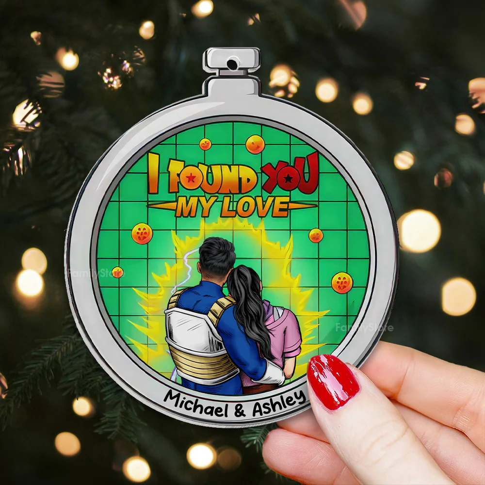 DrBa Couple Finally I Found My Love - Personalized Acrylic Ornament - Gift For Couple - CL18 NA94 - Image 5