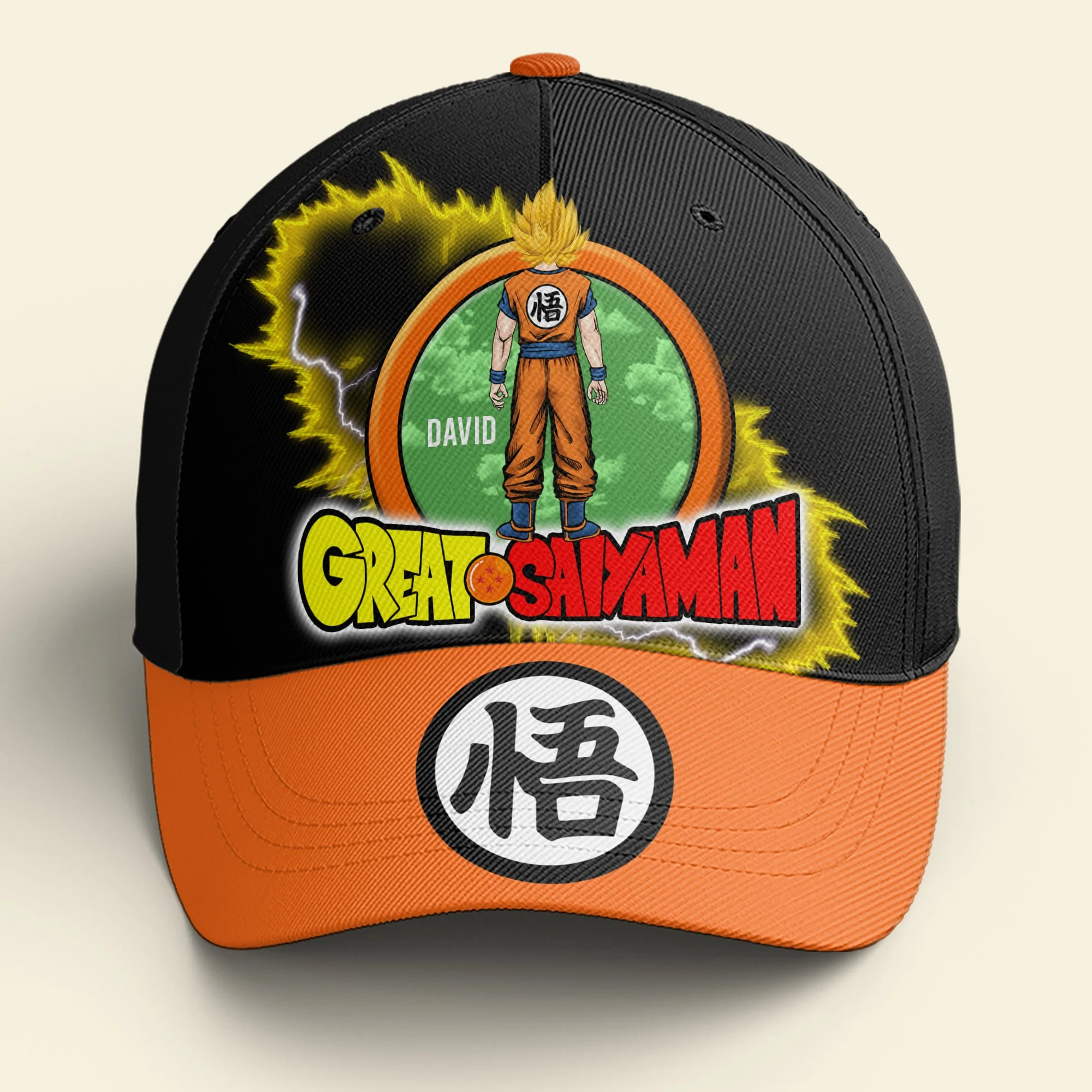 DrBa The Best Saiyanman  - Personalized Classic Cap - Gift For Dad, Husband, Fathers Day - CL03 NA94 - Image 3