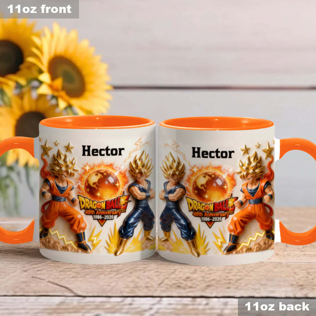 DrBa 40th Anniversary - Personalized Accent Mug - Gift For Fan Movies HH01 - Image 3