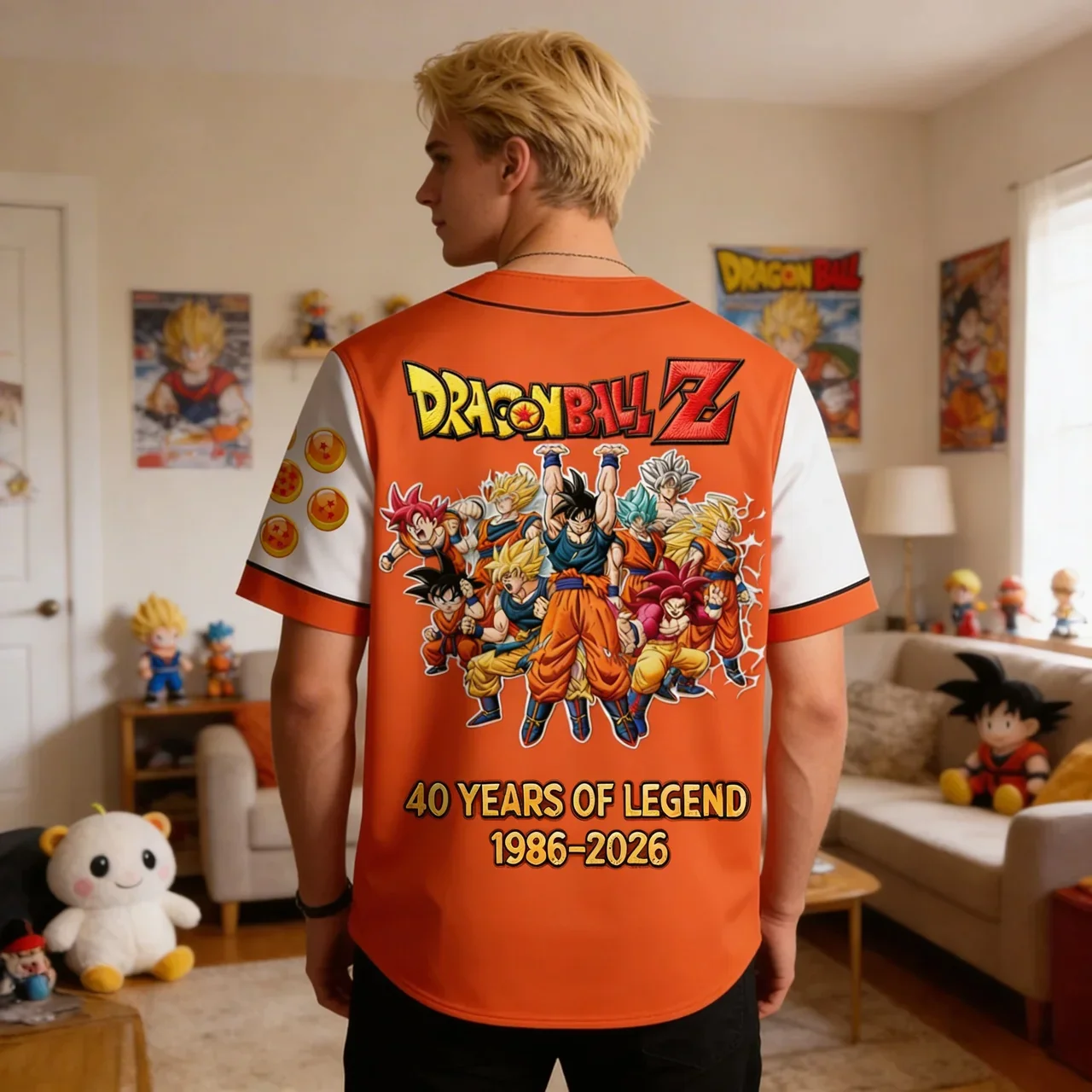 DrBa 40th Anniversary - Personalized Baseball Jersey - Gift For Movie Fans HH01 - Image 3