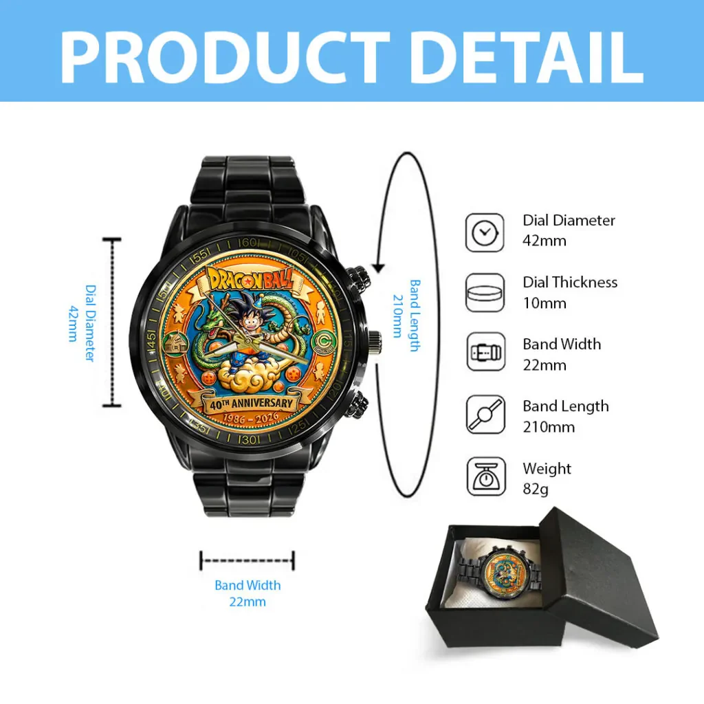 DrBa 40th Anniversary - Personalized Hand Watch - Gift For Movie Fans HH01 - Image 5
