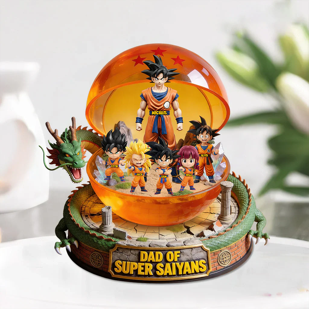 DrBa Best Dad Ever - Personalized Acrylic Plaque - Gift For Father's Day, Movie Fans - Image 3