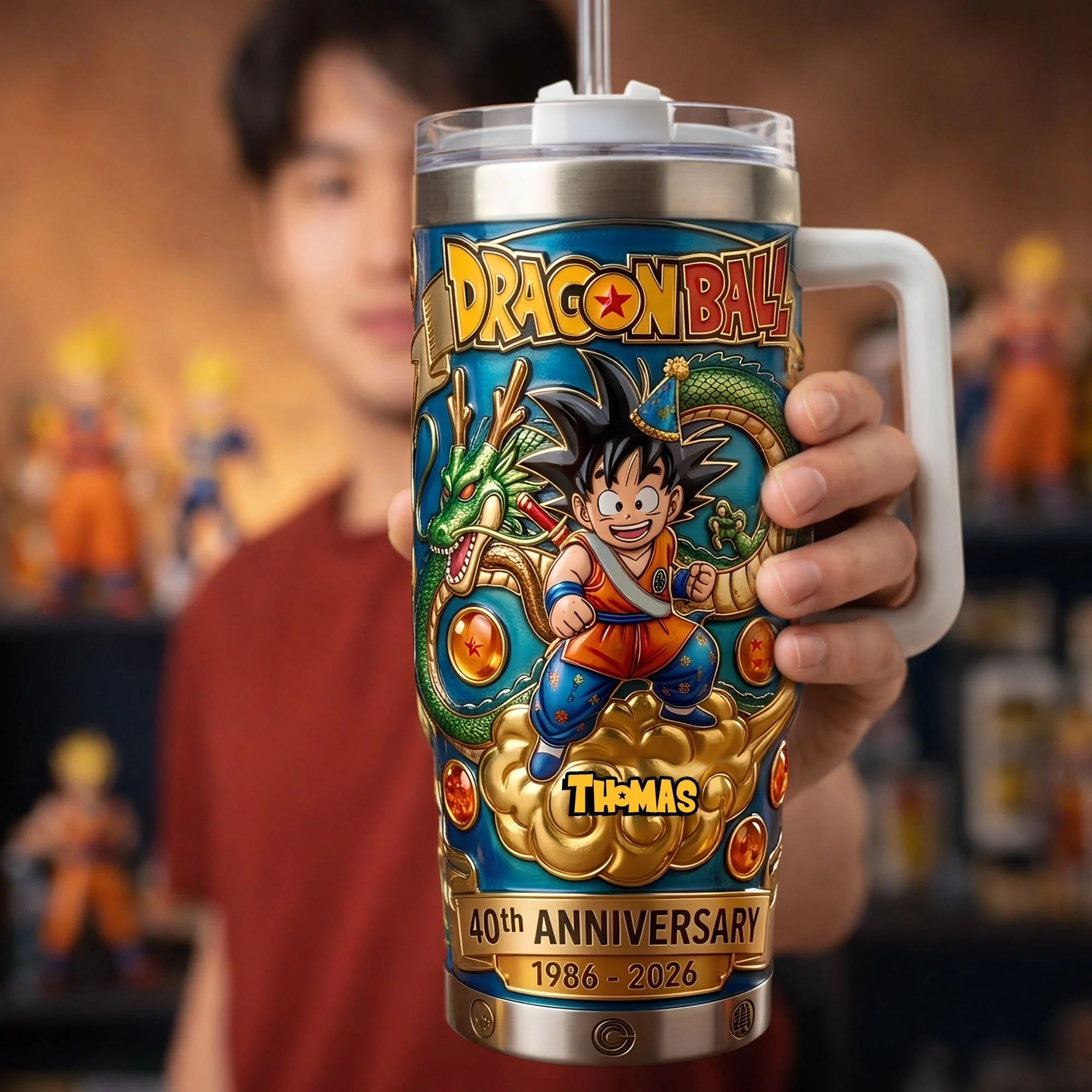 DrBa Celebrate 40th Anniversary Of Legend - Personalized Tumbler With Handle - Gift For Movie Fans NL122 - Image 2