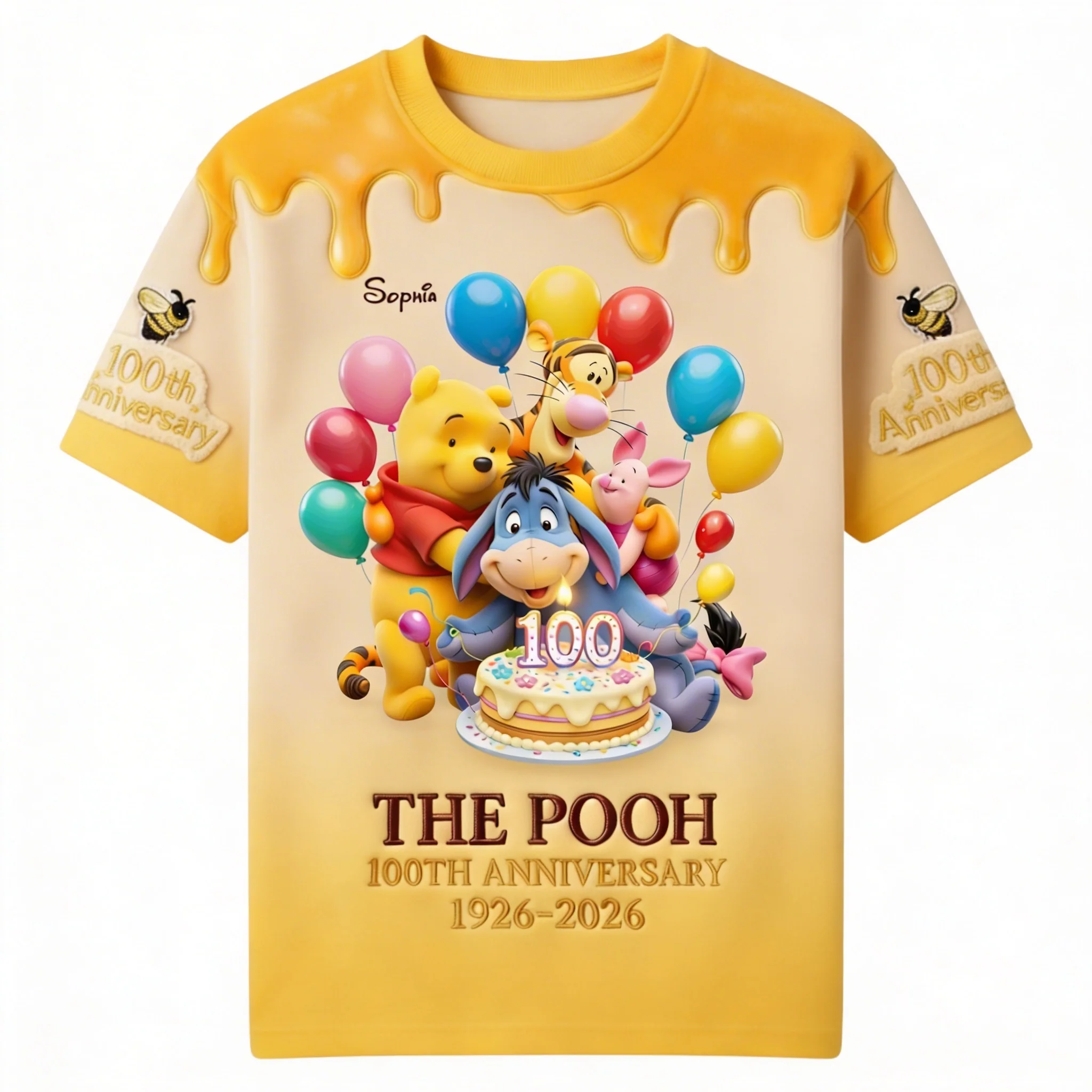 DSNY 100 Years For Being Friends - Personalized All Over Shirt - Gift For Movie Fans BA01 - Image 2